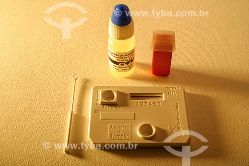  Kit de teste para HIV produzido pela Biomanguinhos  - Rio de Janeiro - Rio de Janeiro - Brasil