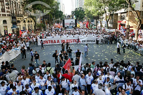  Manifestação Contra a Covardia! Em defesa do Rio! - contra distribuição dos royalties do petróleo  - Rio de Janeiro - Rio de Janeiro - Brasil
