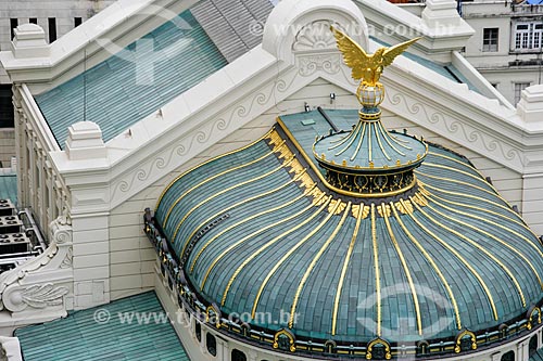  Cúpula do Theatro Municipal do Rio de Janeiro (1909)  - Rio de Janeiro - Rio de Janeiro - Brasil