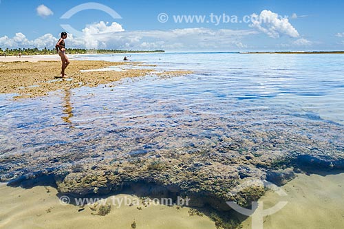  Assunto: Praia de Taipús de Fora, na Península de Maraú / Local: Maraú - Bahia (BA) - Brasil / Data: 02/2014 