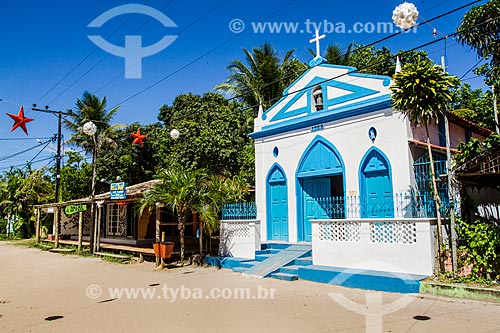  Assunto: Igreja na Vila de Barra Grande - Península de Maraú / Local: Maraú - Bahia (BA) - Brasil / Data: 02/2014 