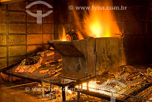  Assunto: Parrilla - Típico churrasco uruguaio / Local: Jaguarão - Rio Grande do Sul (RS) - Brasil / Data: 12/2009 