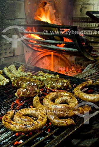  Assunto: Parrilla - Típico churrasco uruguaio / Local: Jaguarão - Rio Grande do Sul (RS) - Brasil / Data: 12/2009 