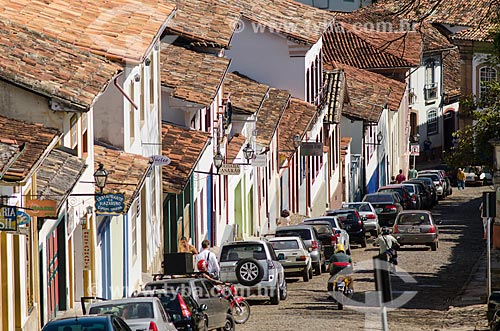  Assunto: Vista de casarões coloniais / Local: Ouro Preto - Minas Gerais (MG) - Brasil / Data: 06/2012 