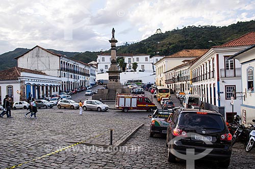  Assunto: Monumento a Tiradentes  / Local: Ouro Preto - Minas Gerais (MG) - Brasil / Data: 06/2012 