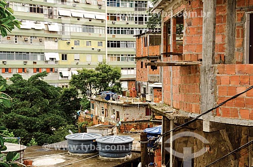  Assunto: Vista do Morro do Cantagalo  / Local: Rio de Janeiro (RJ) - Brasil / Data: 06/2012 