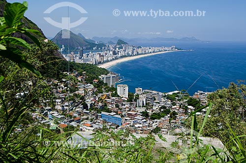  Assunto: Favela do Vidigal com o Leblon e Ipanema ao fundo / Local: Vidigal - Rio de Janeiro (RJ) - Brasil / Data: 11/2012 