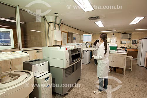  Assunto: Laboratório de Virologia do Hospital dos Servidores do Estado - um dos primeiros da rede pública a realizar teste de HIV / Local: Rio de Janeiro (RJ) - Brasil / Data: 08/2010 