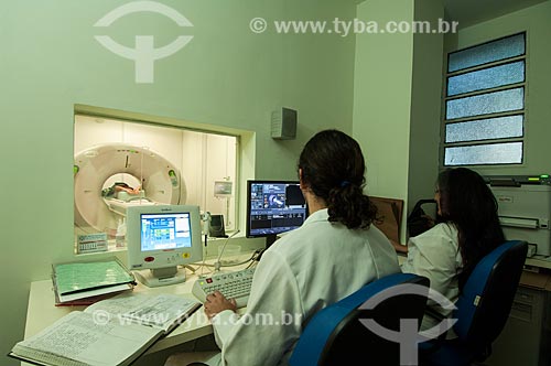  Assunto: Aparelho de tomografia do Hospital dos Servidores do Estado   / Local: Rio de Janeiro (RJ) - Brasil / Data: 08/2010 