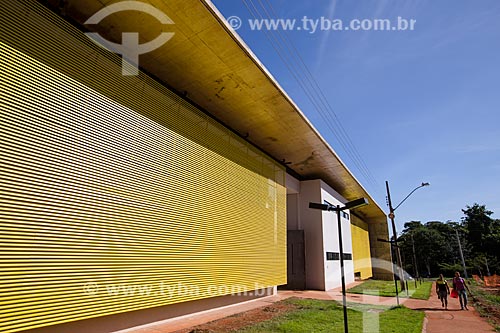  Assunto: Fachada do prédio da Faculdade de Artes Visuais (FAV) da Universidade Federal de Goiás / Local: Goiânia - Goiás (GO) - Brasil / Data: 05/2014 