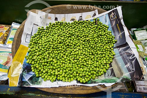  Assunto: Jurubeba (Solanum paniculatum L) à venda no Mercado Municipal de Goiânia / Local: Goiânia - Goiás (GO) - Brasil / Data: 05/2014 