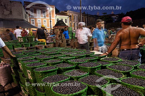  Assunto: Feira do Açaí - Mercado Ver-o-Peso / Local: Belém - Pará (PA) - Brasil / Data: 10/2010 