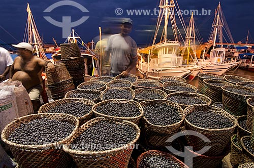  Assunto: Feira do Açaí - Mercado Ver-o-Peso / Local: Belém - Pará (PA) - Brasil / Data: 10/2010 