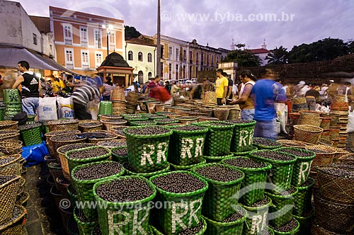  Assunto: Feira do Açaí - Mercado Ver-o-Peso / Local: Belém - Pará (PA) - Brasil / Data: 10/2010 