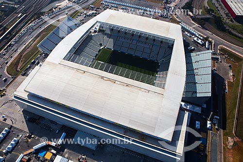  Assunto: Foto aérea da Arena Corinthians / Local: Itaquera - São Paulo (SP) - Brasil / Data: 06/2014 