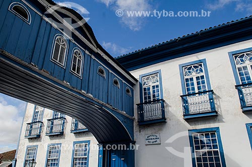  Assunto: Passadiço da Casa da Glória - Localizado na Rua da Glória / Local: Diamantina - Minas Gerais (MG) - Brasil / Data: 06/2012 