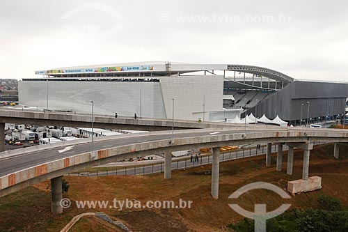  Assunto: Vista geral da Arena Corinthians / Local: Itaquera - São Paulo (SP) - Brasil / Data: 06/2014 