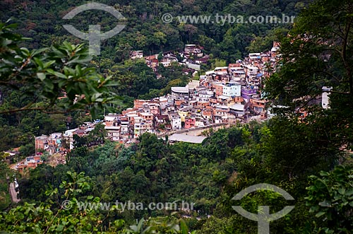  Assunto: Vista do Morro Cerro Corá / Local: Cosme Velho - Rio de Janeiro (RJ) - Brasil / Data: 07/2013 