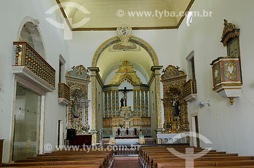 Assunto: Interior da Igreja de São Francisco / Local: São Cristóvão - Sergipe (SE) - Brasil / Data: 08/2013 