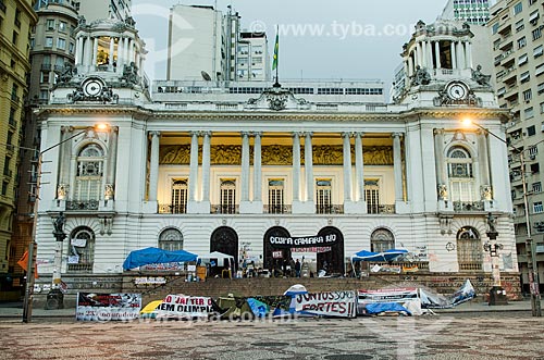  Assunto: Acampamento em frente a Câmara de Vereadores do Rio de Janeiro - Movimento Ocupa Câmara Rio / Local: Centro - Rio de Janeiro (RJ) - Brasil / Data: 10/2013 