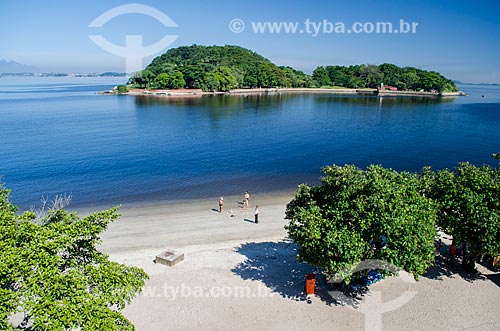  Assunto: Vista da Ilha de Brocoió a partir da Ilha de Paquetá / Local: Paquetá - Rio de Janeiro (RJ) - Brasil / Data: 05/2014 