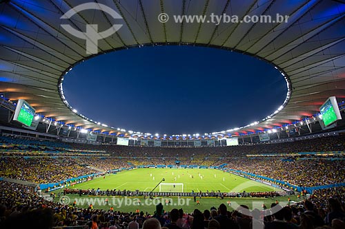  Assunto: Interior do Estádio Jornalista Mário Filho (1950) - também conhecido como Maracanã - durante o jogo entre Equador x França / Local: Maracanã - Rio de Janeiro (RJ) - Brasil / Data: 06/2014 