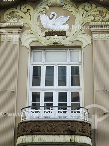  Assunto: Detalhe da fachada do edifício da Capitania dos Portos / Local: Porto Alegre - Rio Grande do Sul (RS) - Brasil / Data: 05/2014 