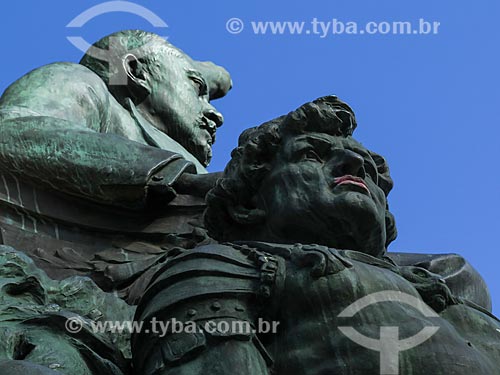  Assunto: Detalhe do Monumento a Júlio de Castilhos na Praça da Matriz / Local: Porto Alegre - Rio Grande do Sul (RS) - Brasil / Data: 05/2014 