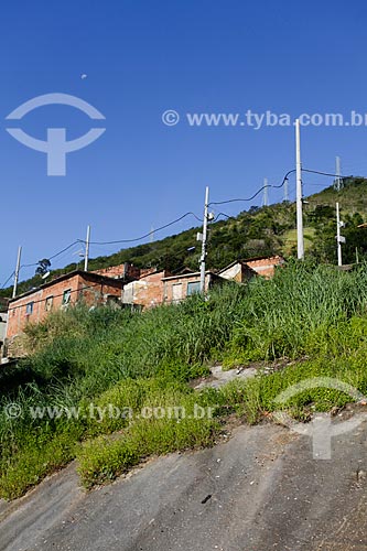  Assunto: Casas em encosta - Morro do Salgueiro / Local: Tijuca - Rio de Janeiro (RJ) - Brasil / Data: 07/2014 