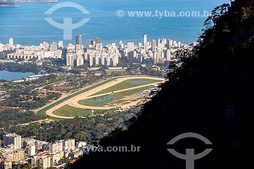  Assunto: Vista do Hipódromo da Gávea (Jockey Club Brasileiro) / Local: Rio de Janeiro (RJ) - Brasil / Data: 08/2014 