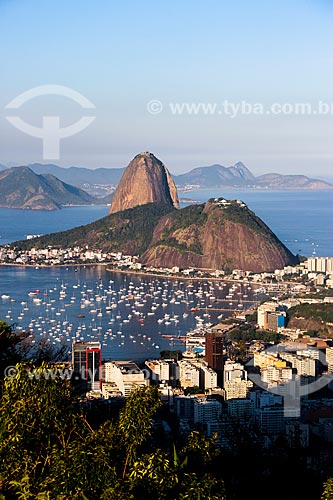  Assunto: Enseada de Botafogo com o Pão de Açúcar / Local: Botafogo - Rio de Janeiro (RJ) - Brasil / Data: 08/2014 