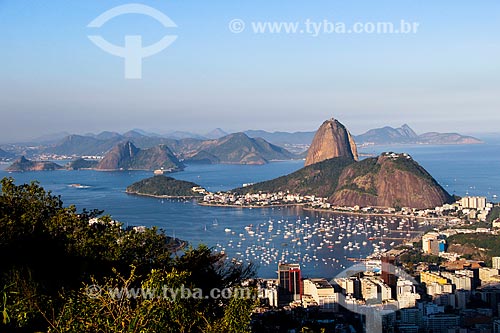  Assunto: Enseada de Botafogo com o Pão de Açúcar / Local: Botafogo - Rio de Janeiro (RJ) - Brasil / Data: 08/2014 