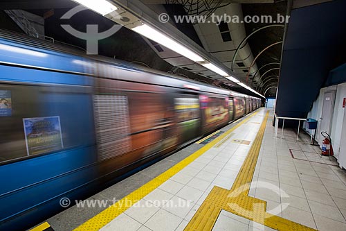  Metrô na estação Maracanã do Metrô Rio  - Rio de Janeiro - Rio de Janeiro (RJ) - Brasil