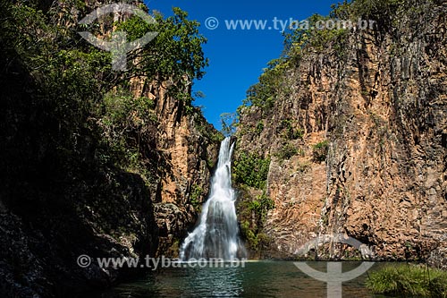  Cachoeira do Macaquinho na Fazenda Santuário das Pedras  - Alto Paraíso de Goiás - Goiás (GO) - Brasil