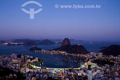  Pão de Açúcar à noite  - Rio de Janeiro - Rio de Janeiro (RJ) - Brasil