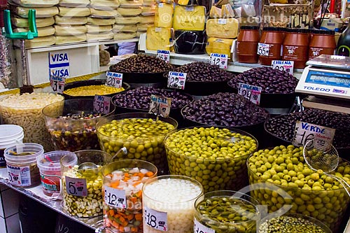  Azeitonas à venda no Mercado Municipal  - São Paulo - São Paulo (SP) - Brasil