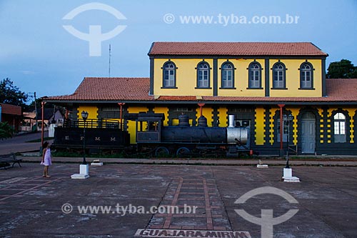  Estação em Guajara-Mirim da Estrada de Ferro Madeira-Mamoré  - Guajará-Mirim - Rondônia (RO) - Brasil