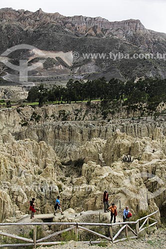  Formação geológica no Valle de la Luna (Vale da Lua)  - La Paz - Departamento de La Paz - Bolívia