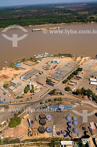  Foto aérea do Porto de Porto Velho  - Porto Velho - Rondônia (RO) - Brasil