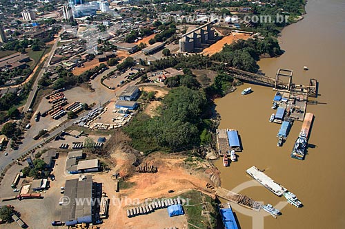  Foto aérea do Porto de Porto Velho  - Porto Velho - Rondônia (RO) - Brasil