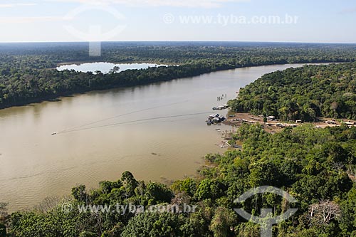  Foto aérea da foz do Rio Jamarí com o Rio Madeira  - Porto Velho - Rondônia (RO) - Brasil