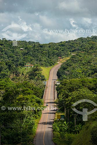  Vista da ponte sobre o Rio de Contas na Rodovia BA-001  - Itacaré - Bahia (BA) - Brasil
