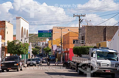  Rua comercial da cidade de Jati  - Jati - Ceará (CE) - Brasil