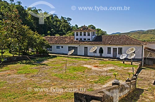  Terreiro onde era seco o café na Fazenda Santa Clara - considerada uma das maiores fazenda do século XIX  - Santa Rita de Jacutinga - Minas Gerais (MG) - Brasil