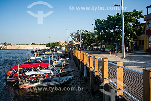  Barcos às margens do Rio Preguiças  - Barreirinhas - Maranhão (MA) - Brasil