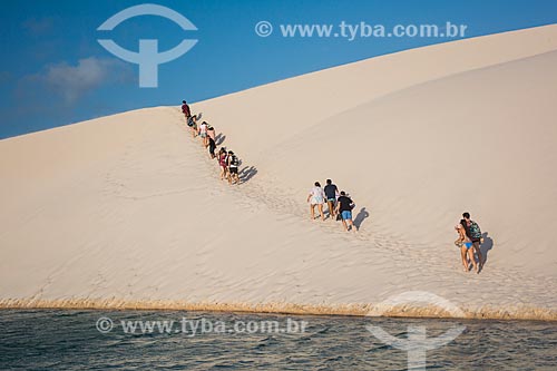 Turistas na Lagoa das Esmeraldas  - Barreirinhas - Maranhão (MA) - Brasil