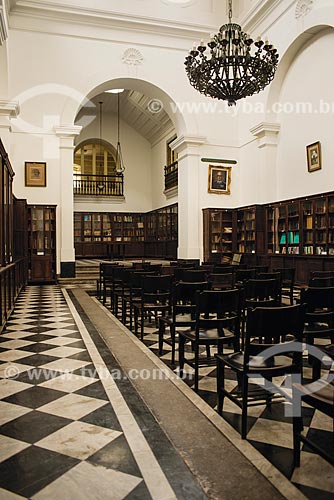  Interior da biblioteca da Fortaleza de Nossa Senhora da Conceição  - Rio de Janeiro - Rio de Janeiro (RJ) - Brasil