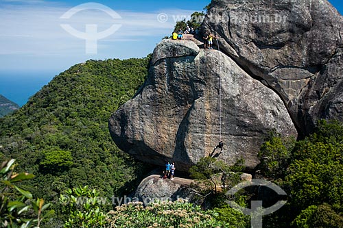  Rappel no Bico do Papagaio no Parque Nacional da Tijuca  - Rio de Janeiro - Rio de Janeiro (RJ) - Brasil