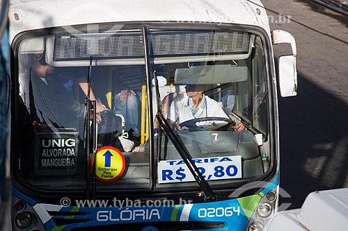  Detalhe de ônibus no centro de Nova Iguaçu  - Nova Iguaçu - Rio de Janeiro (RJ) - Brasil