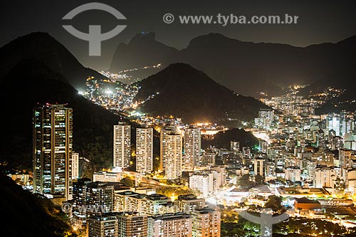  Vista do bairro de Botafogo durante à noite  - Rio de Janeiro - Rio de Janeiro (RJ) - Brasil